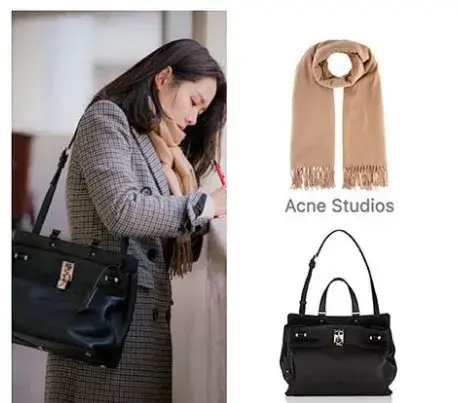 開箱｜時尚感飆升！Acne Studios check scarf 100% wool 圍巾