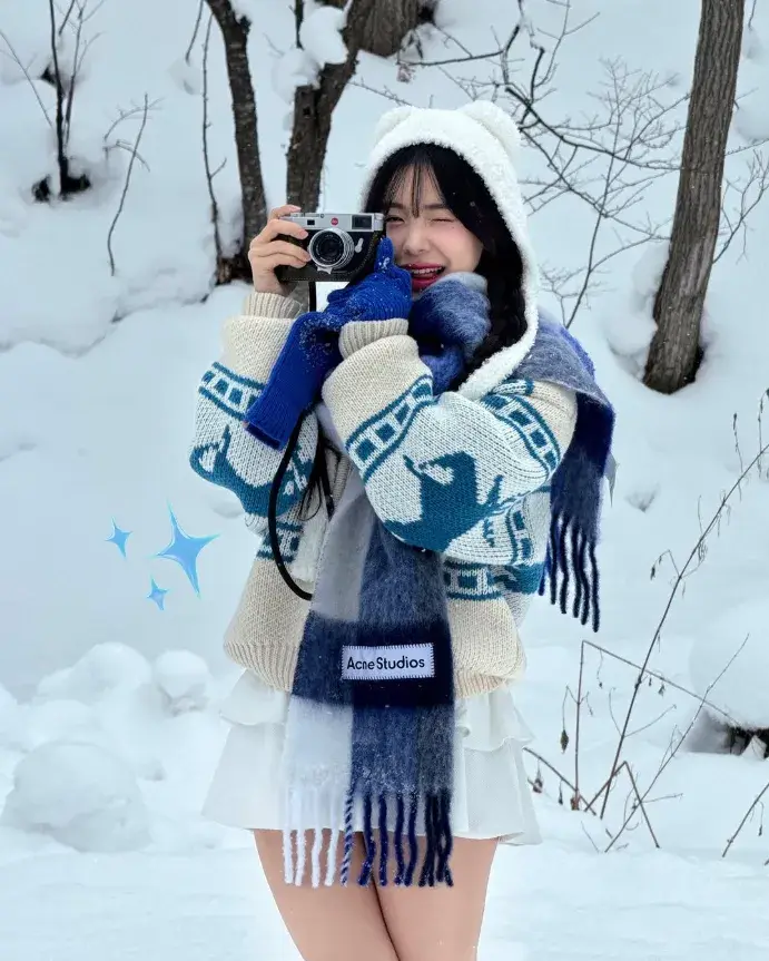 開箱｜時尚感飆升！Acne Studios check scarf 100% wool 圍巾